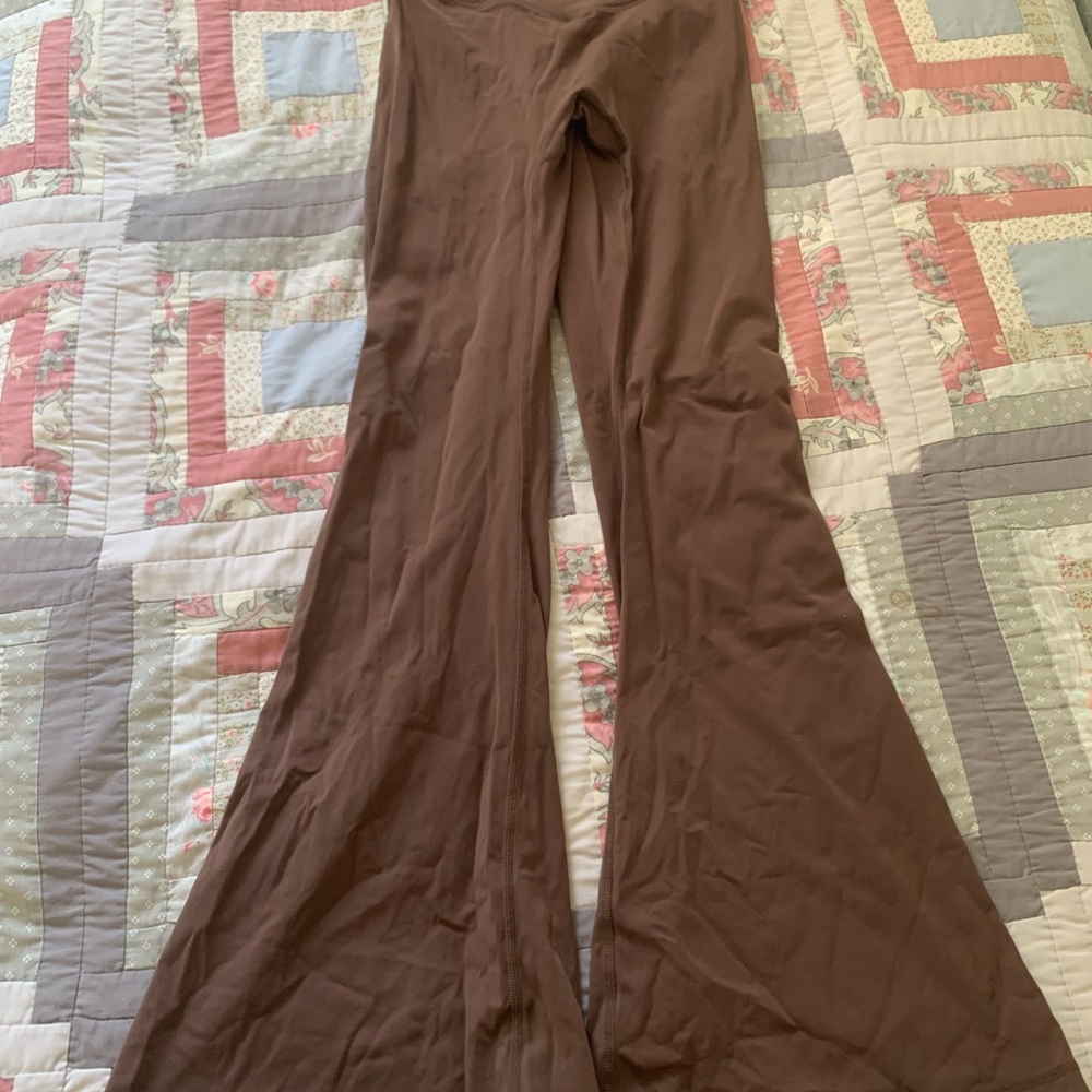 Brown Flared Pants